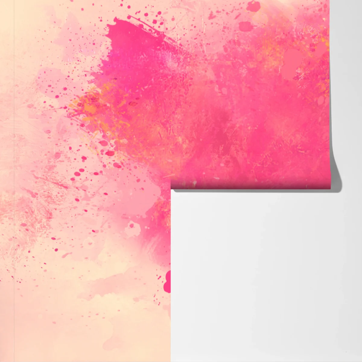 Fototapete lebendige rosa aquarellspritzer Fototapete lebendige rosa aquarellspritzer