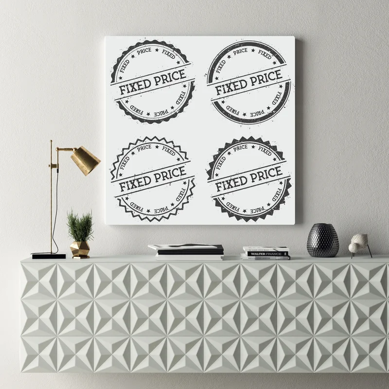 Leinwandbild Festpreis-Abzeichen-Stempel isoliert auf weißem Hintergrund grunge rundes Hipster-Siegel mit Textfarbe • Leinwandbilder bei Wallnifity® Leinwandbild Festpreis-Abzeichen-Stempel isoliert auf weißem Hintergrund grunge rundes Hipster-Siegel mit Textfarbe • Leinwandbilder bei Wallnifity®