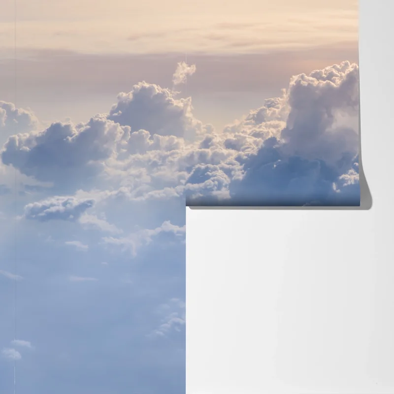 Fototapete sanfte wolken über dem blauen himmel Fototapete sanfte wolken über dem blauen himmel