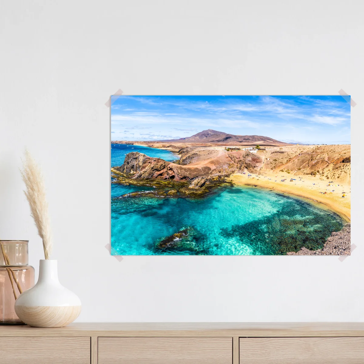 Poster türkisbucht bei Papagayo Poster türkisbucht bei Papagayo