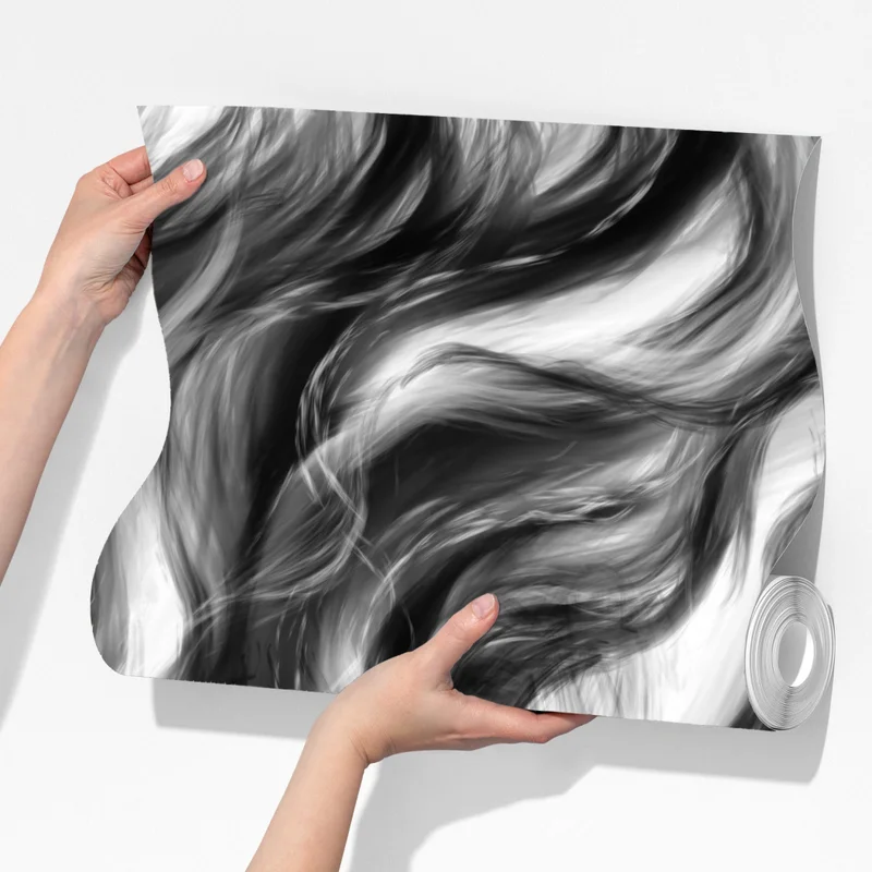 Fototapete ätherisches monochromes porträt Fototapete ätherisches monochromes porträt