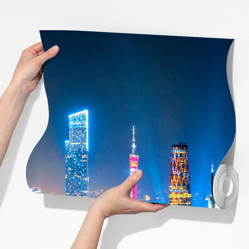 Fototapete nachtpanorama skyline Guangzhou Fototapete nachtpanorama skyline Guangzhou