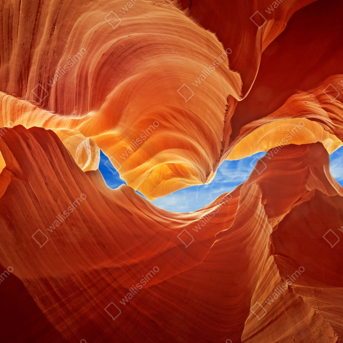 Schrankaufkleber Antelope Canyon geschwungene sandsteinformationen Schrankaufkleber Antelope Canyon geschwungene sandsteinformationen