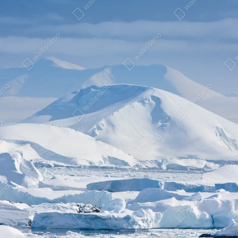 Fototapeta śnieżna panorama górska Fototapeta śnieżna panorama górska