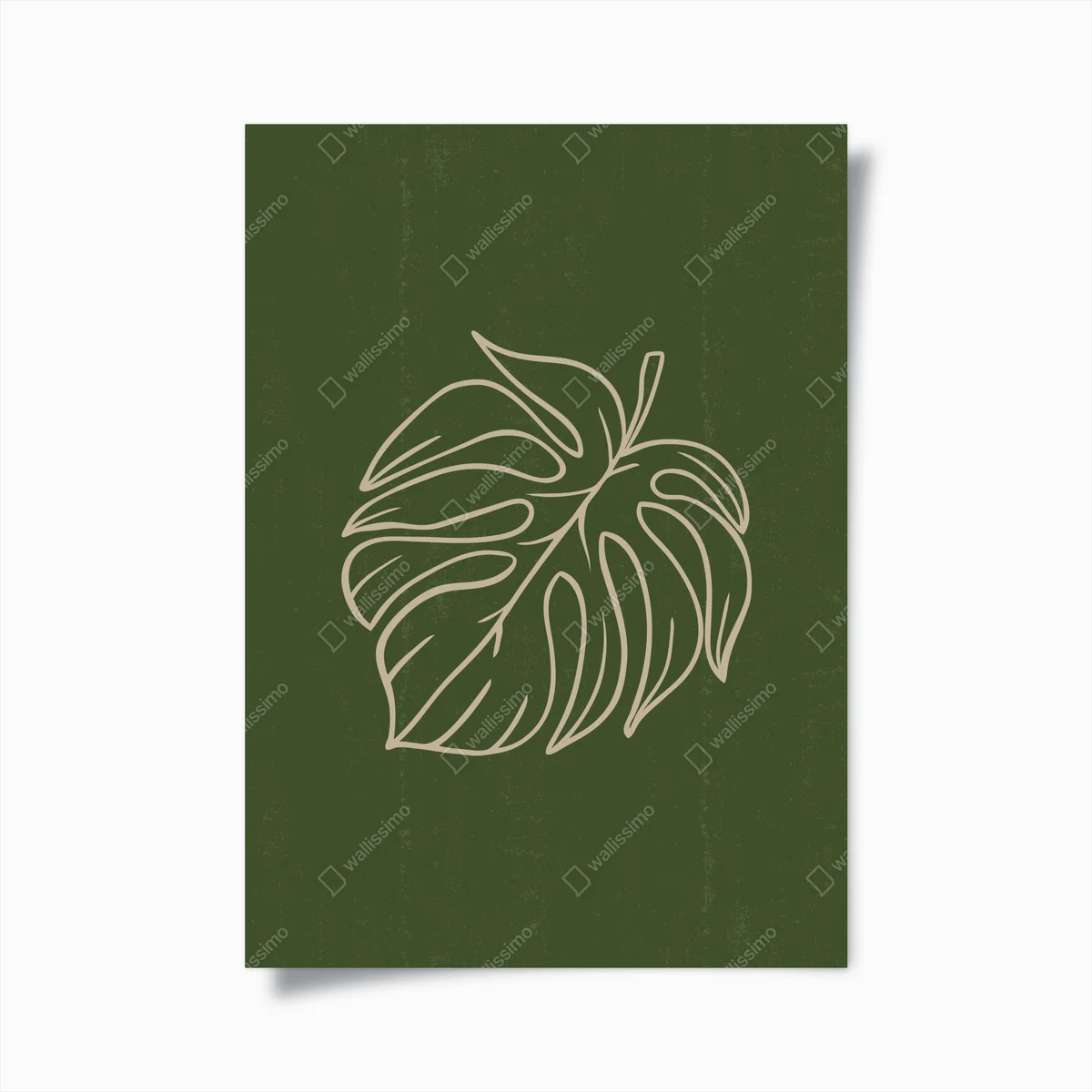 Poster minimalistische monstera-blatt botanische grafik • Poster bei Wallnifity® Poster minimalistische monstera-blatt botanische grafik • Poster bei Wallnifity®