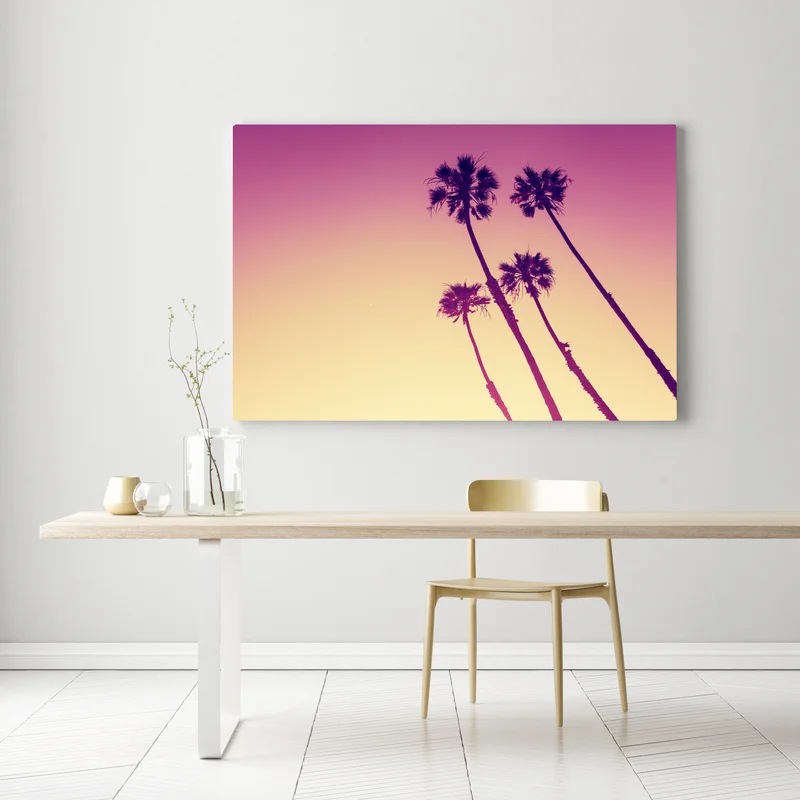 Leinwandbild kalifornische palmen bei Sunset Cliffs Leinwandbild kalifornische palmen bei Sunset Cliffs