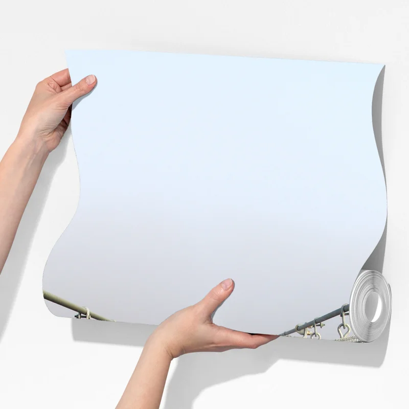 Fototapete neblige hängebrücke die in den nebel führt Fototapete neblige hängebrücke die in den nebel führt