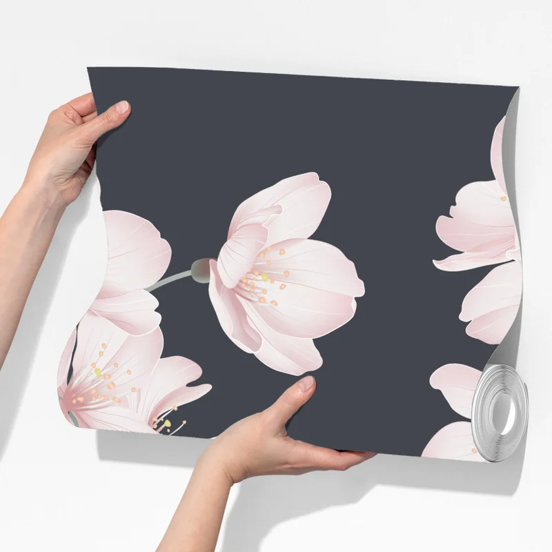 Fototapeta delikatny wzór kwiatów wiśni Fototapeta delikatny wzór kwiatów wiśni