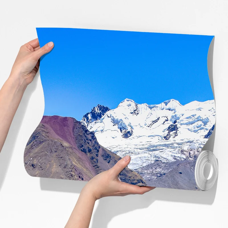 Fototapete alpakas und lamas weiden bei Mt Ausangate, Cusco Fototapete alpakas und lamas weiden bei Mt Ausangate, Cusco