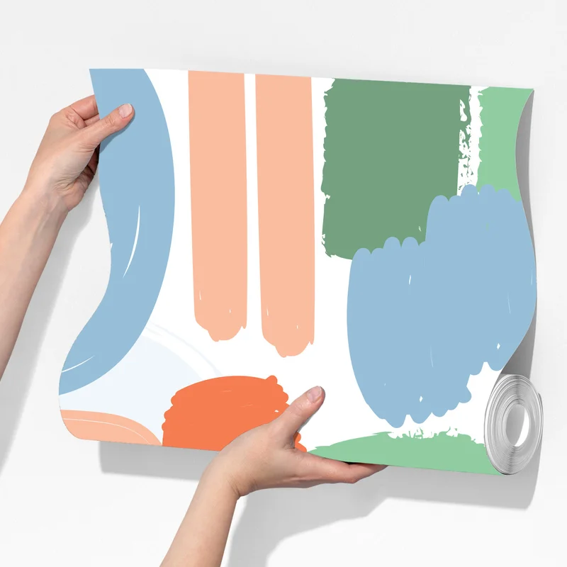 Fototapete pastell pinselstrich muster Fototapete pastell pinselstrich muster