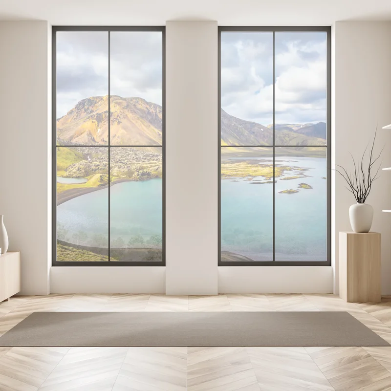 Fensteraufkleber sommersee auf Island Fensteraufkleber sommersee auf Island