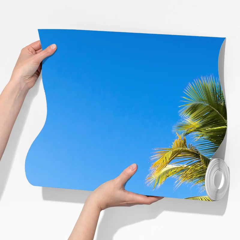 Fototapeta tropikalna plaża z palmami Fototapeta tropikalna plaża z palmami