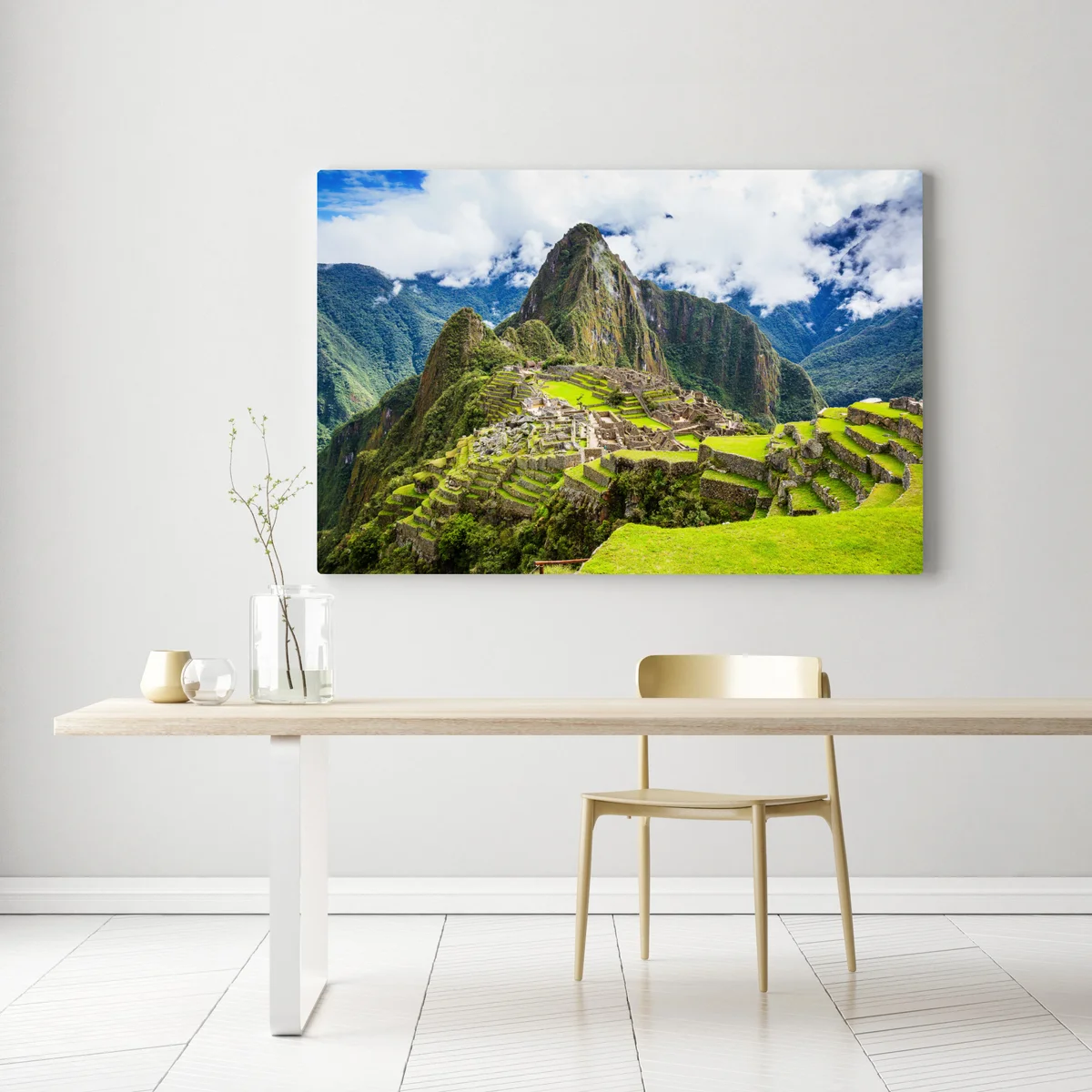 Leinwandbild Machu Picchu antike bergterrassen Leinwandbild Machu Picchu antike bergterrassen