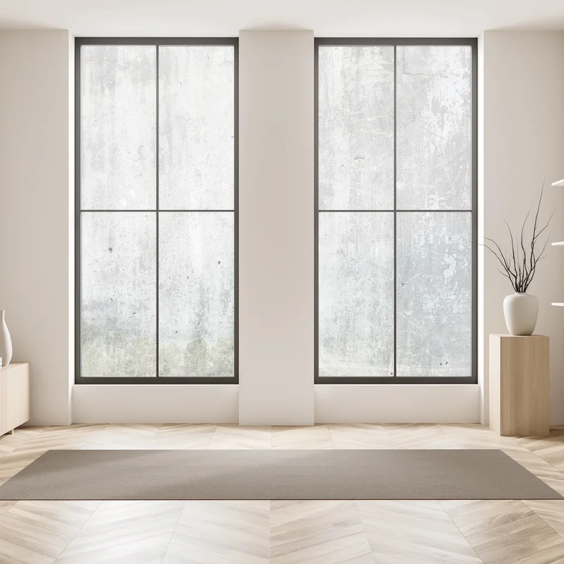 Fensteraufkleber rohe betonwand textur