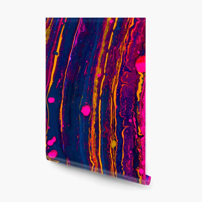 Fototapeta neonowa marmurkowa grafika abstrakcyjna Fototapeta neonowa marmurkowa grafika abstrakcyjna