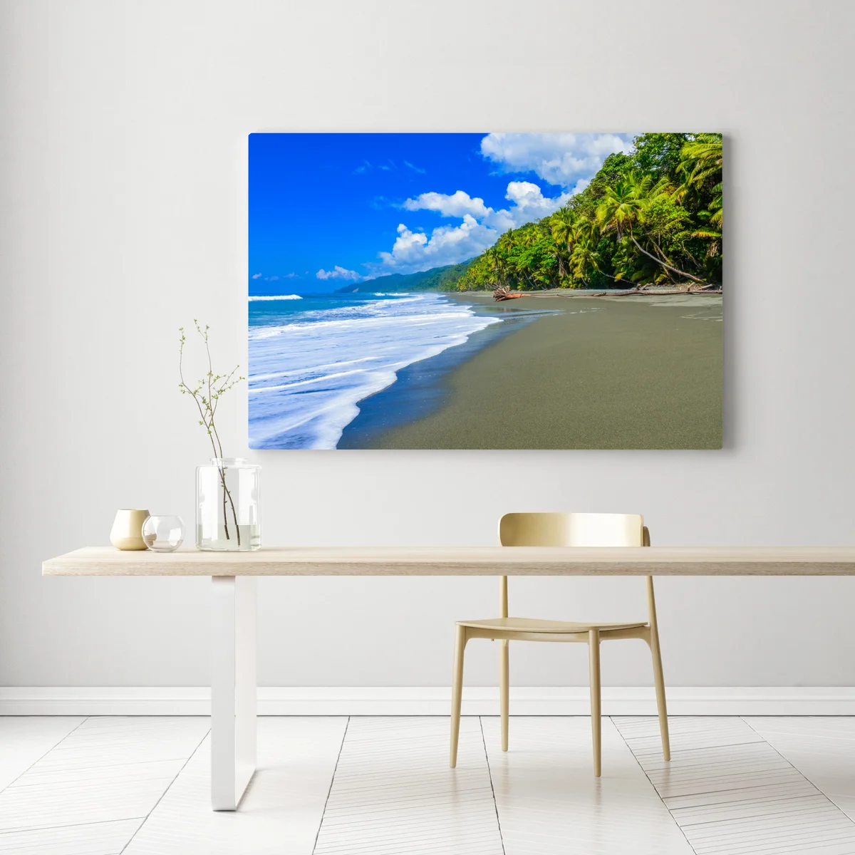 Leinwandbild wilder strand bei Corcovado, Costa Rica Leinwandbild wilder strand bei Corcovado, Costa Rica