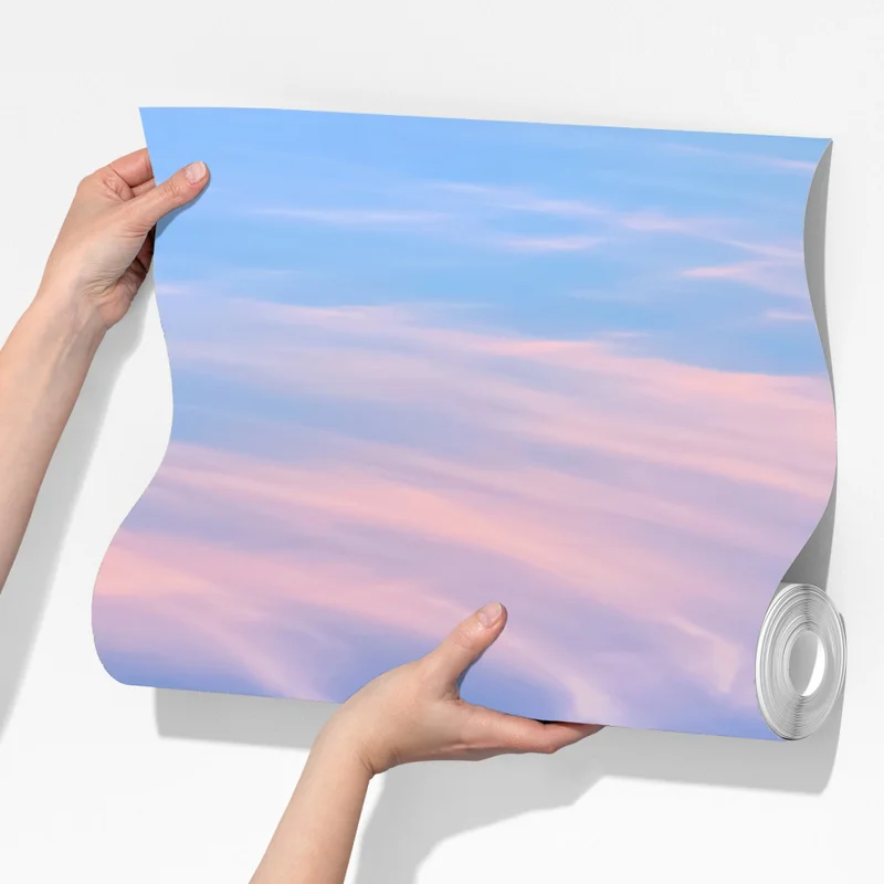 Fototapeta różowe flamingi na pastelowych wodach Fototapeta różowe flamingi na pastelowych wodach