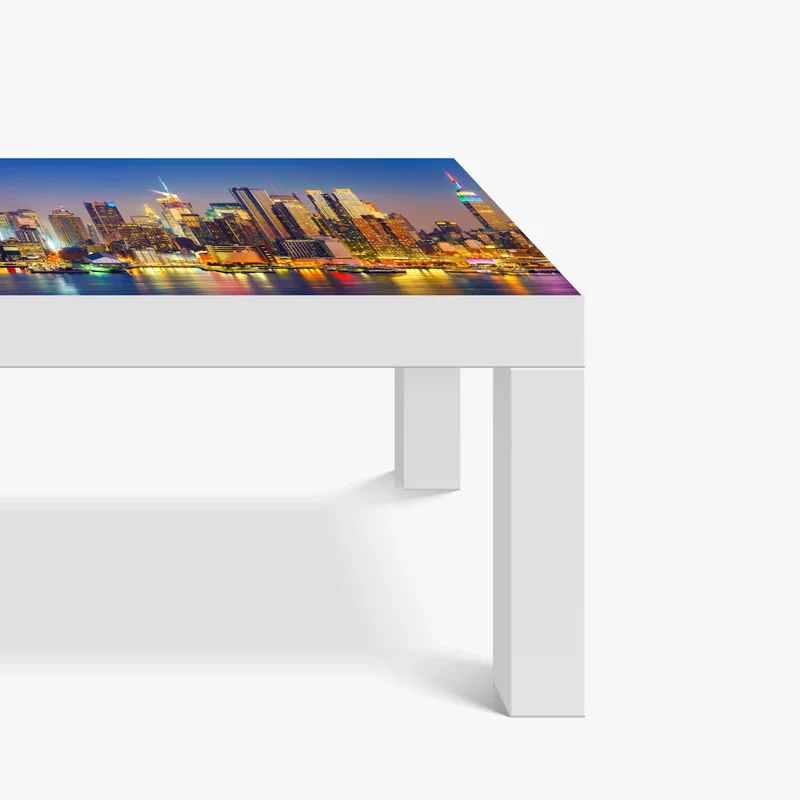 Tischaufkleber und Schreibtischaufkleber Manhattan skyline bei dämmerung