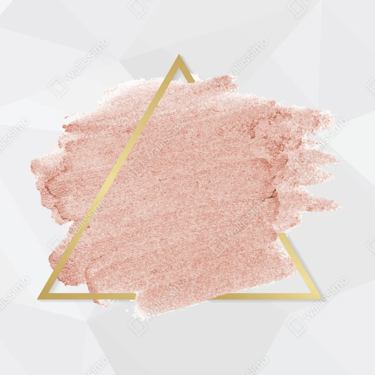 Türaufkleber pastellrosa geometrisches dreieck Türaufkleber pastellrosa geometrisches dreieck