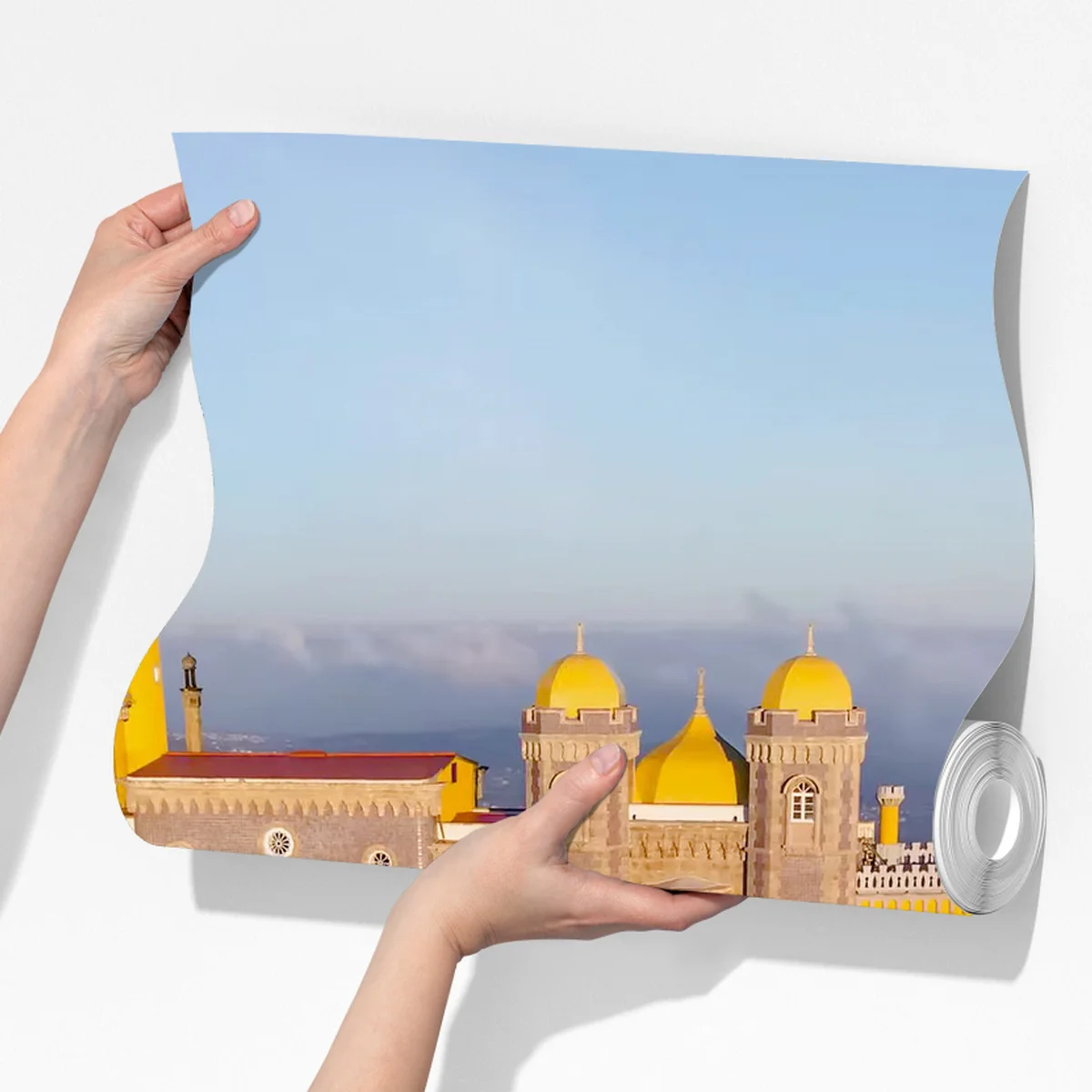 Fototapeta kolorowy pałac Pena w Sintrze Fototapeta kolorowy pałac Pena w Sintrze