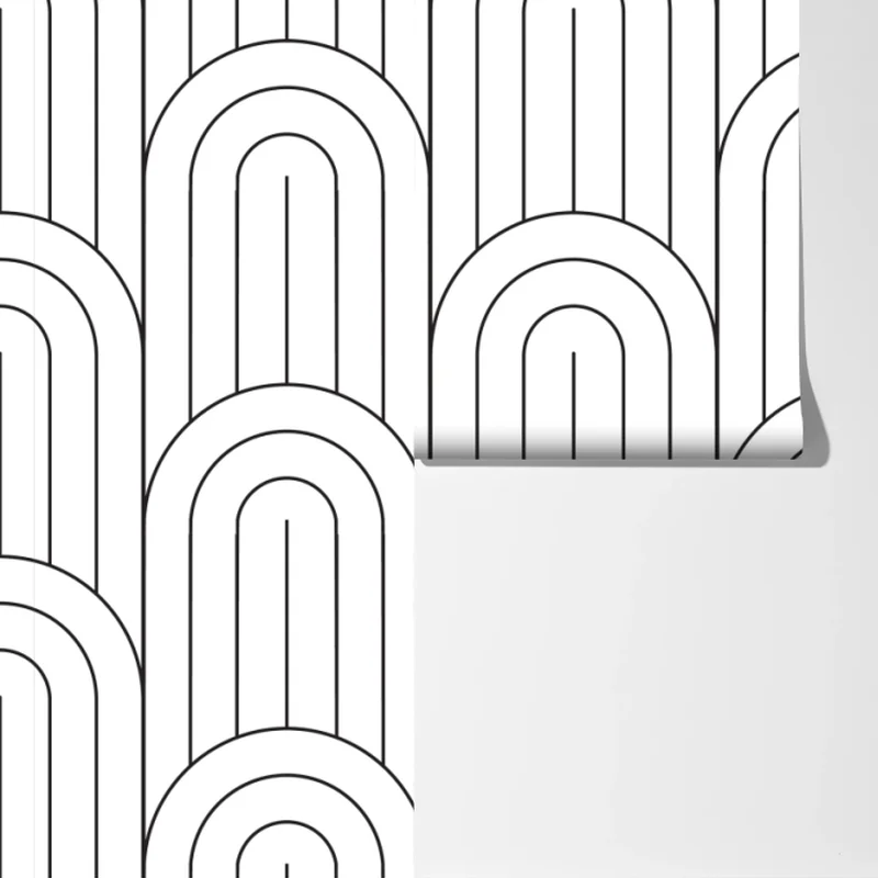 Fototapeta monochromatyczny wzór łuków Fototapeta monochromatyczny wzór łuków