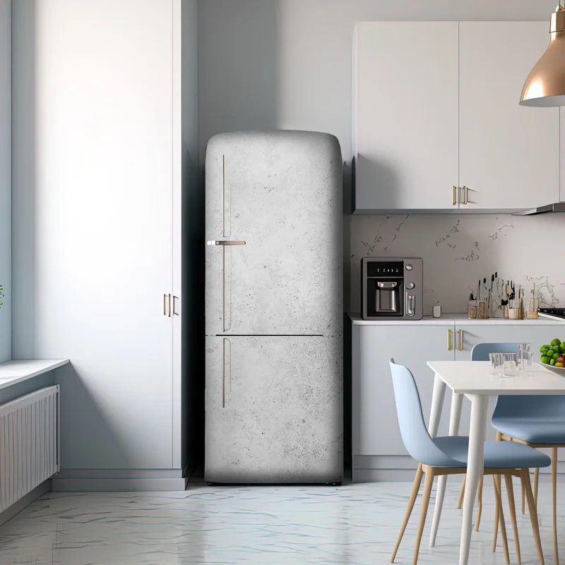 Kühlschrankaufkleber graue betonwand textur