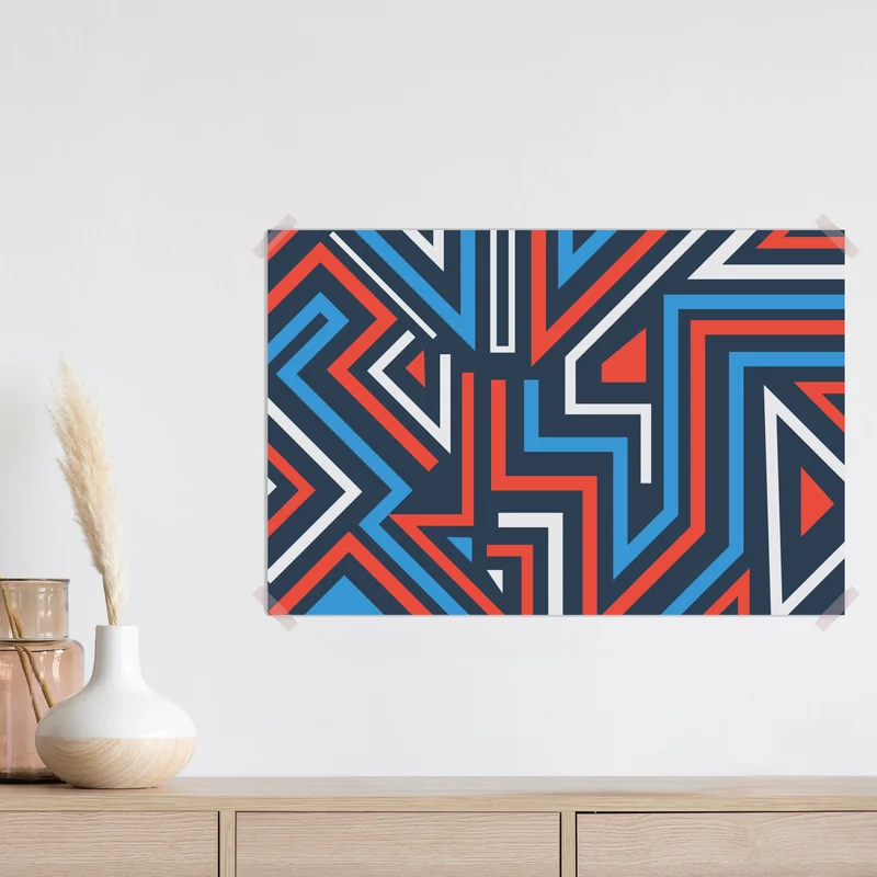 Poster fette geometrische linien Poster fette geometrische linien