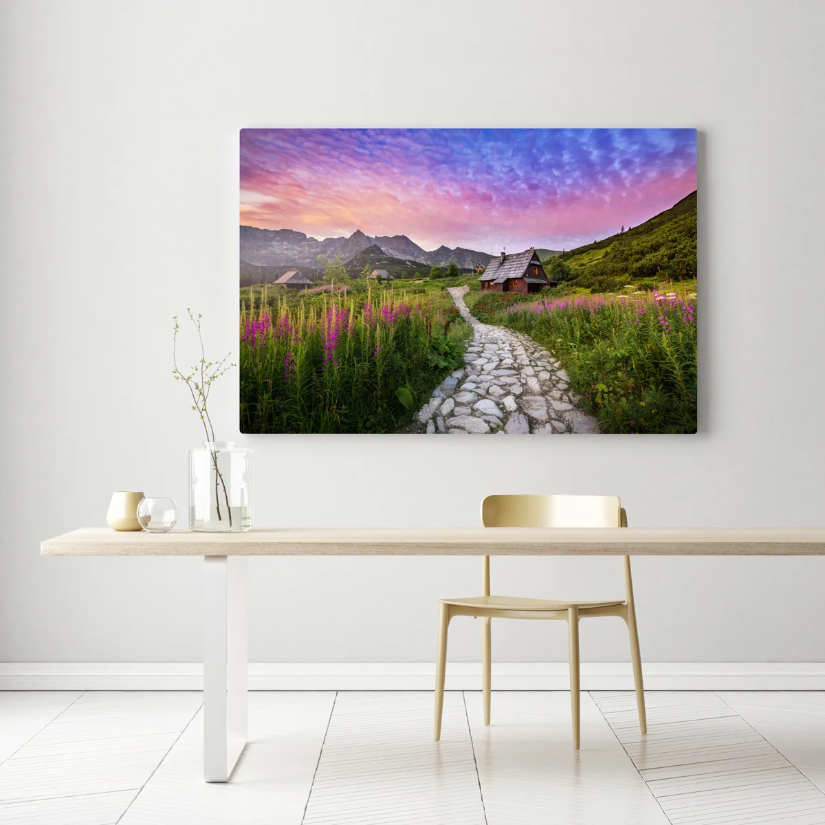 Leinwandbild sonnenaufgang über Hala Gasienicowa Leinwandbild sonnenaufgang über Hala Gasienicowa