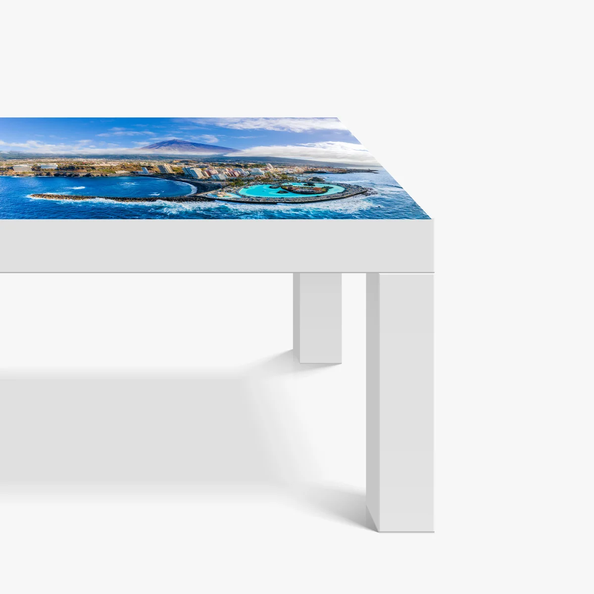 Tischaufkleber und Schreibtischaufkleber luftpanorama der küste von Teneriffa mit dem Mount Teide Tischaufkleber und Schreibtischaufkleber luftpanorama der küste von Teneriffa mit dem Mount Teide