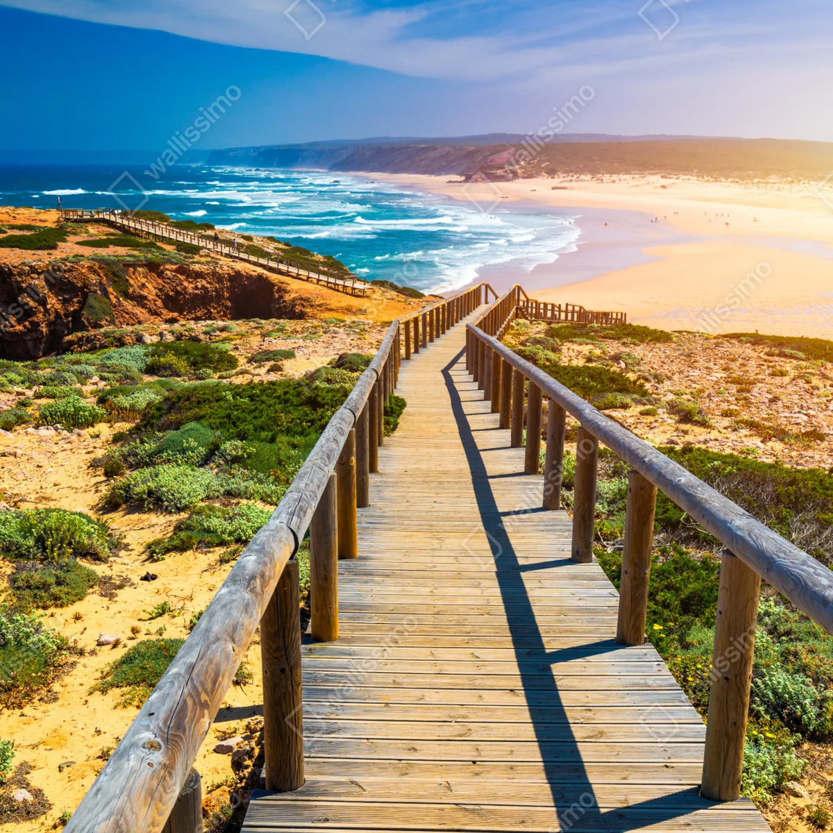 Kühlschrankaufkleber steg zur Praia da Bordeira Kühlschrankaufkleber steg zur Praia da Bordeira