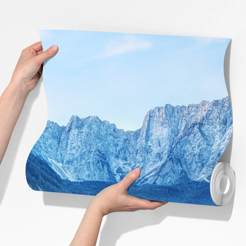 Fototapete früher morgen am See Fusine, Julische Alpen Fototapete früher morgen am See Fusine, Julische Alpen