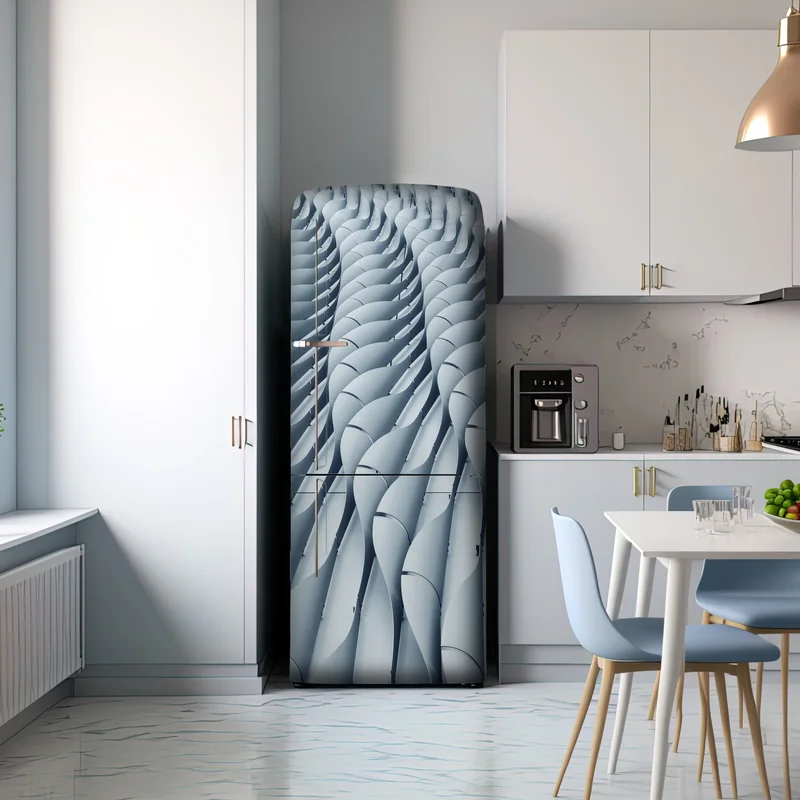 Kühlschrankaufkleber abstraktes architektonisches fasadenmuster