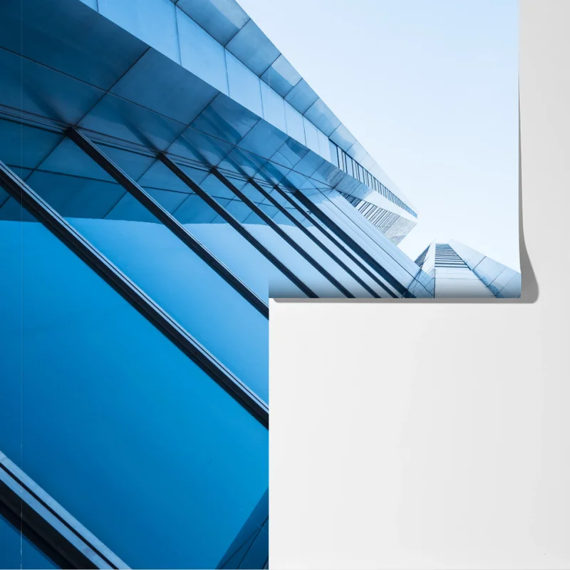 Fototapete moderne blaue glasfassade Fototapete moderne blaue glasfassade