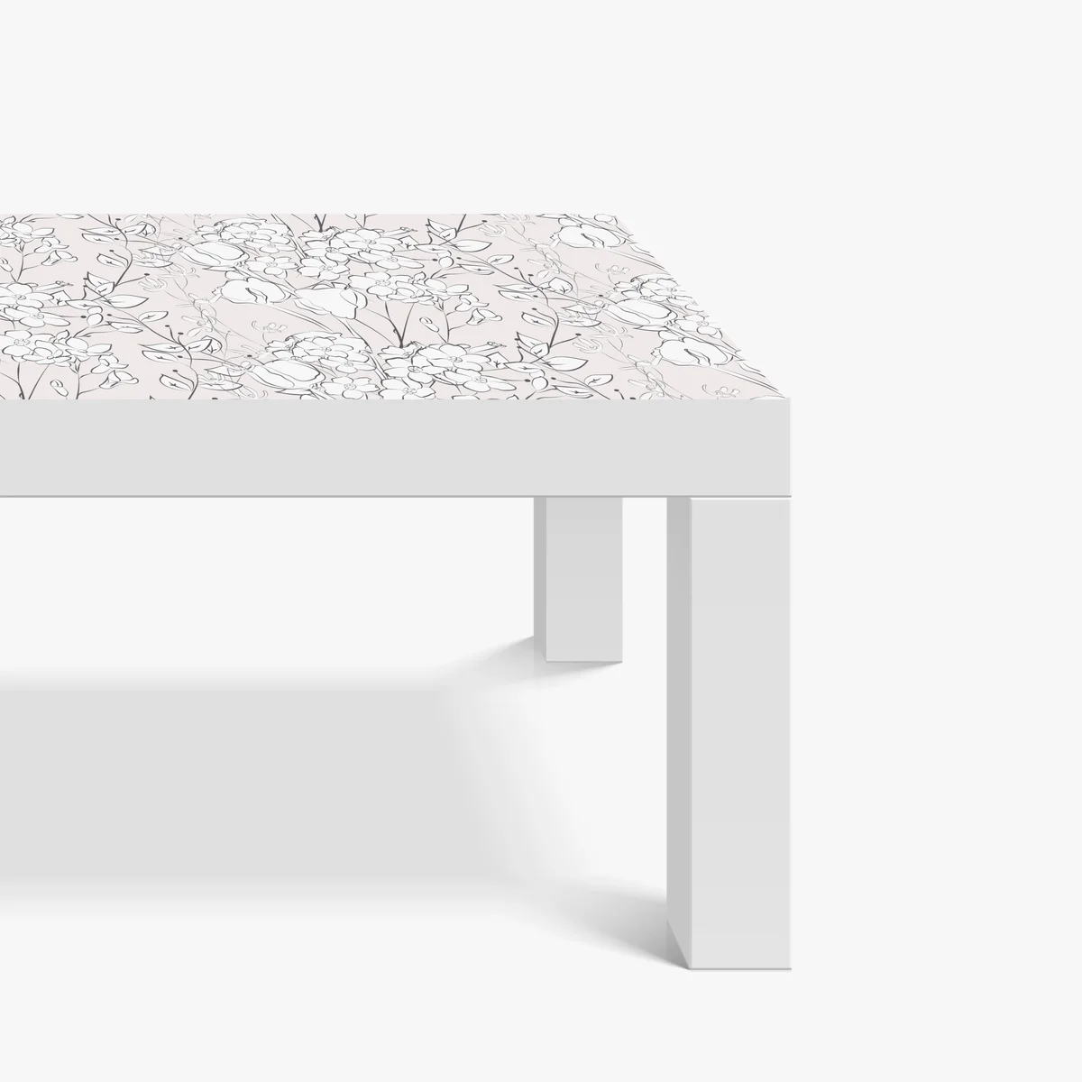 Tischaufkleber und Schreibtischaufkleber zartes pastellblumenmuster Tischaufkleber und Schreibtischaufkleber zartes pastellblumenmuster