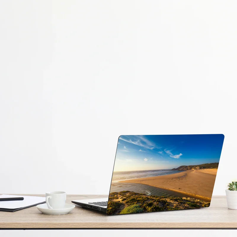 Naklejka na laptopa Praia da Amoreira panoramiczny widok