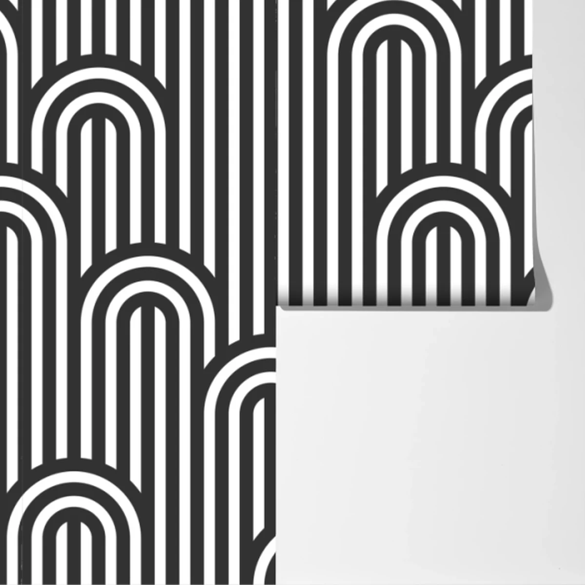 Fototapeta czarno-biały geometryczny wzór w paski Fototapeta czarno-biały geometryczny wzór w paski