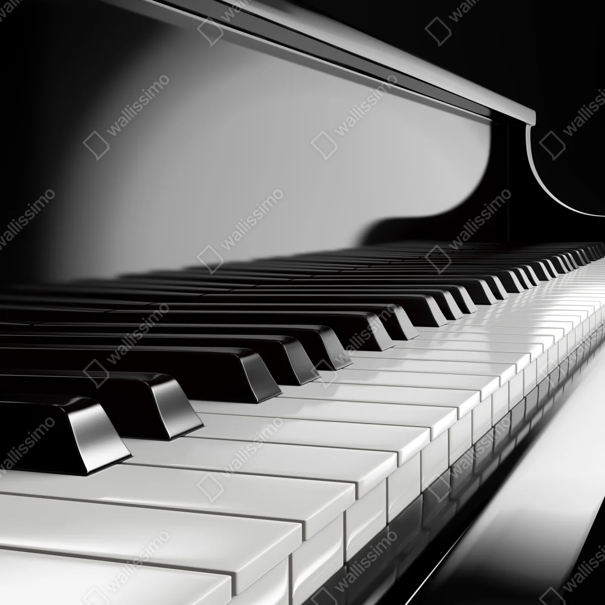 Fensteraufkleber elegante schwarzweiß klaviertasten Fensteraufkleber elegante schwarzweiß klaviertasten