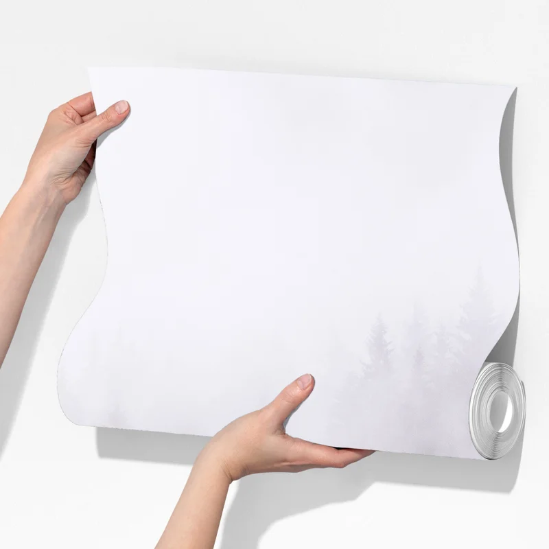 Fototapeta mglisty las iglasty na górskim zboczu Fototapeta mglisty las iglasty na górskim zboczu