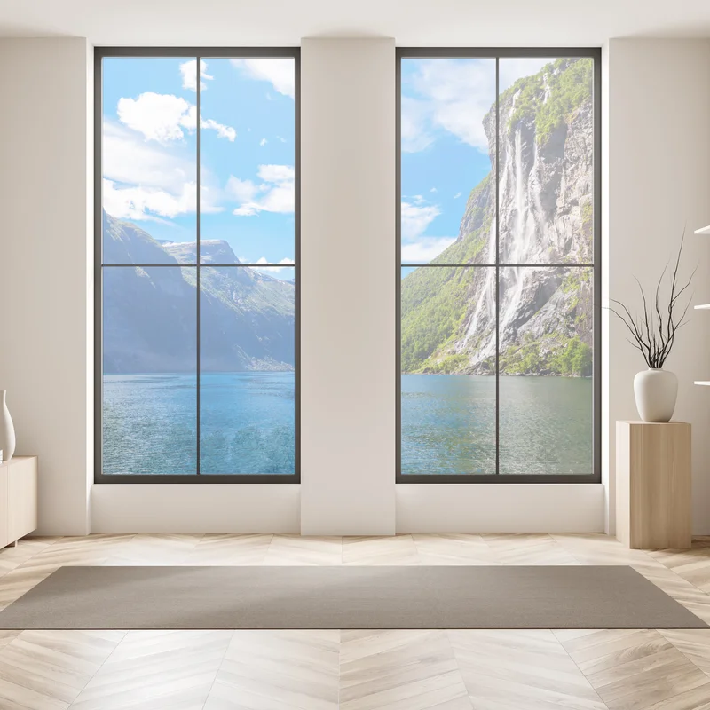 Fensteraufkleber seven sisters wasserfall am Geirangerfjord