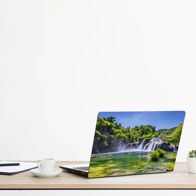 Laptop-Aufkleber Skradinski Buk wasserfall im Krka Nationalpark Laptop-Aufkleber Skradinski Buk wasserfall im Krka Nationalpark