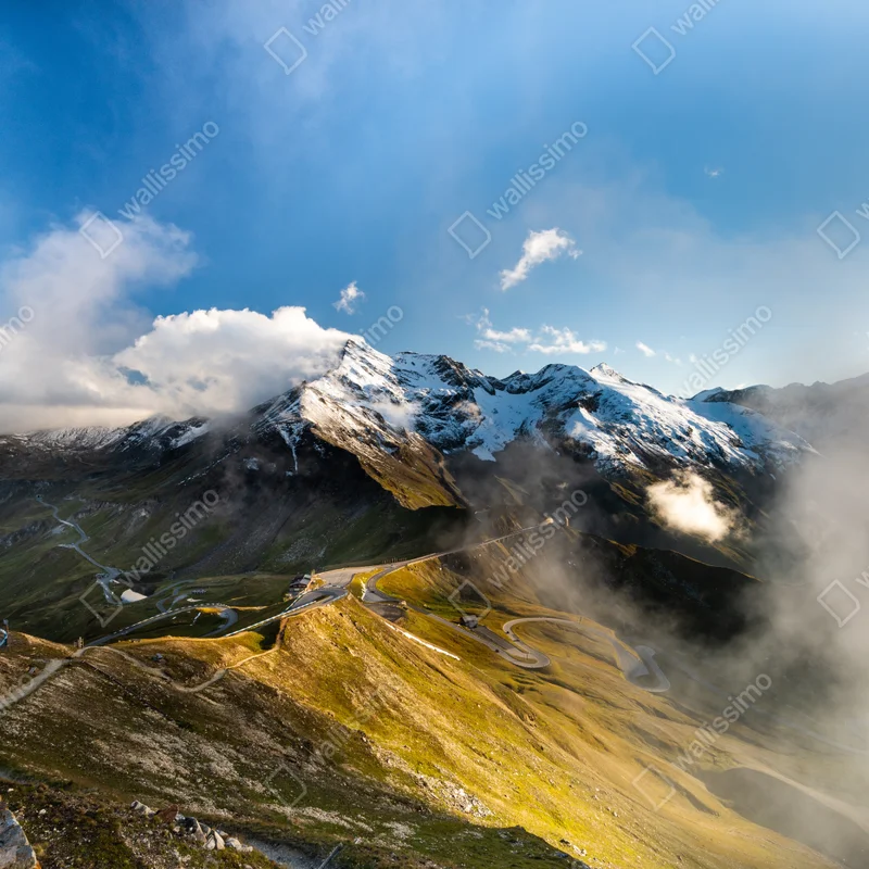 Fototapeta Grossglockner panorama drogi w Alpach Fototapeta Grossglockner panorama drogi w Alpach