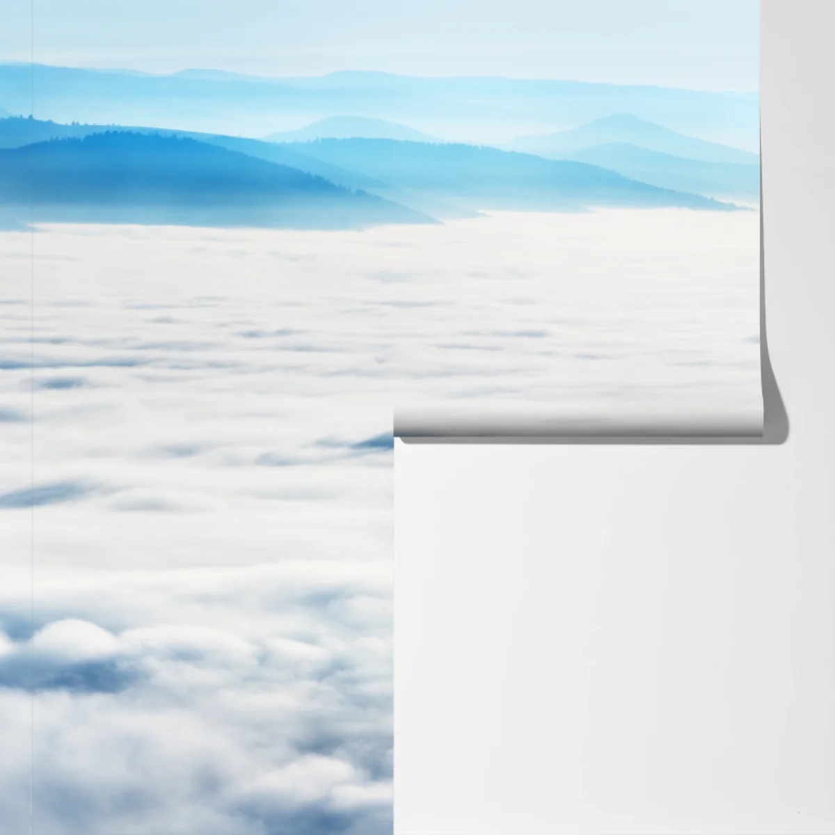 Fototapeta mglista panorama górska nad doliną Fototapeta mglista panorama górska nad doliną