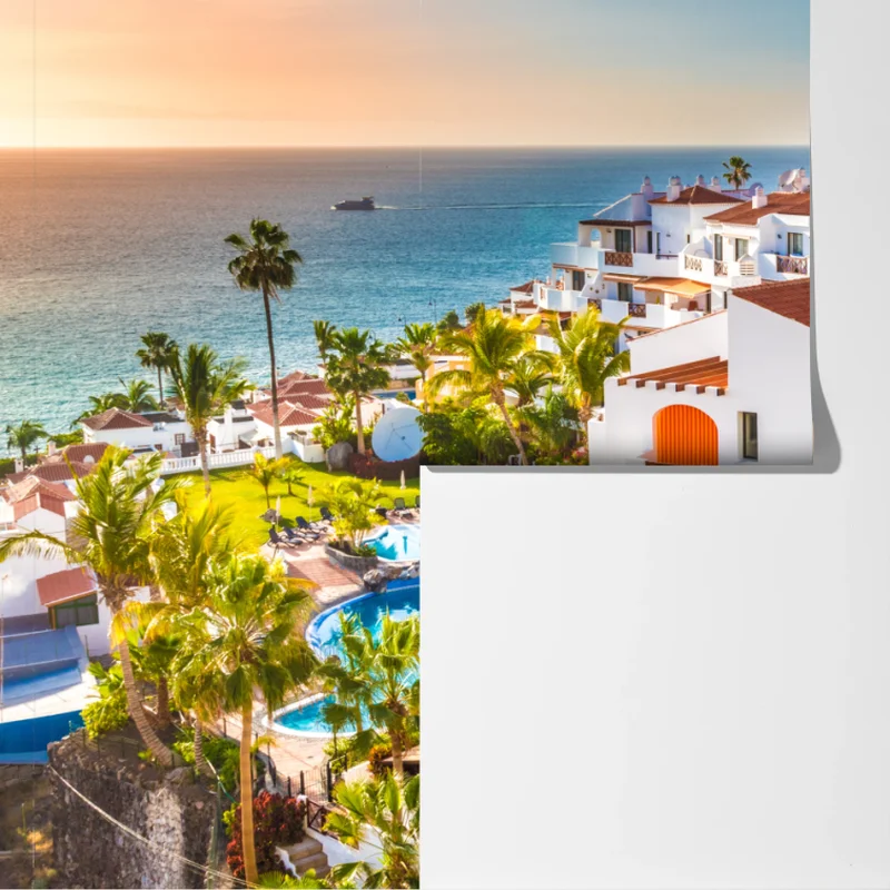 Fototapete sonnenuntergang über Puerto de Santiago, Teneriffa Fototapete sonnenuntergang über Puerto de Santiago, Teneriffa