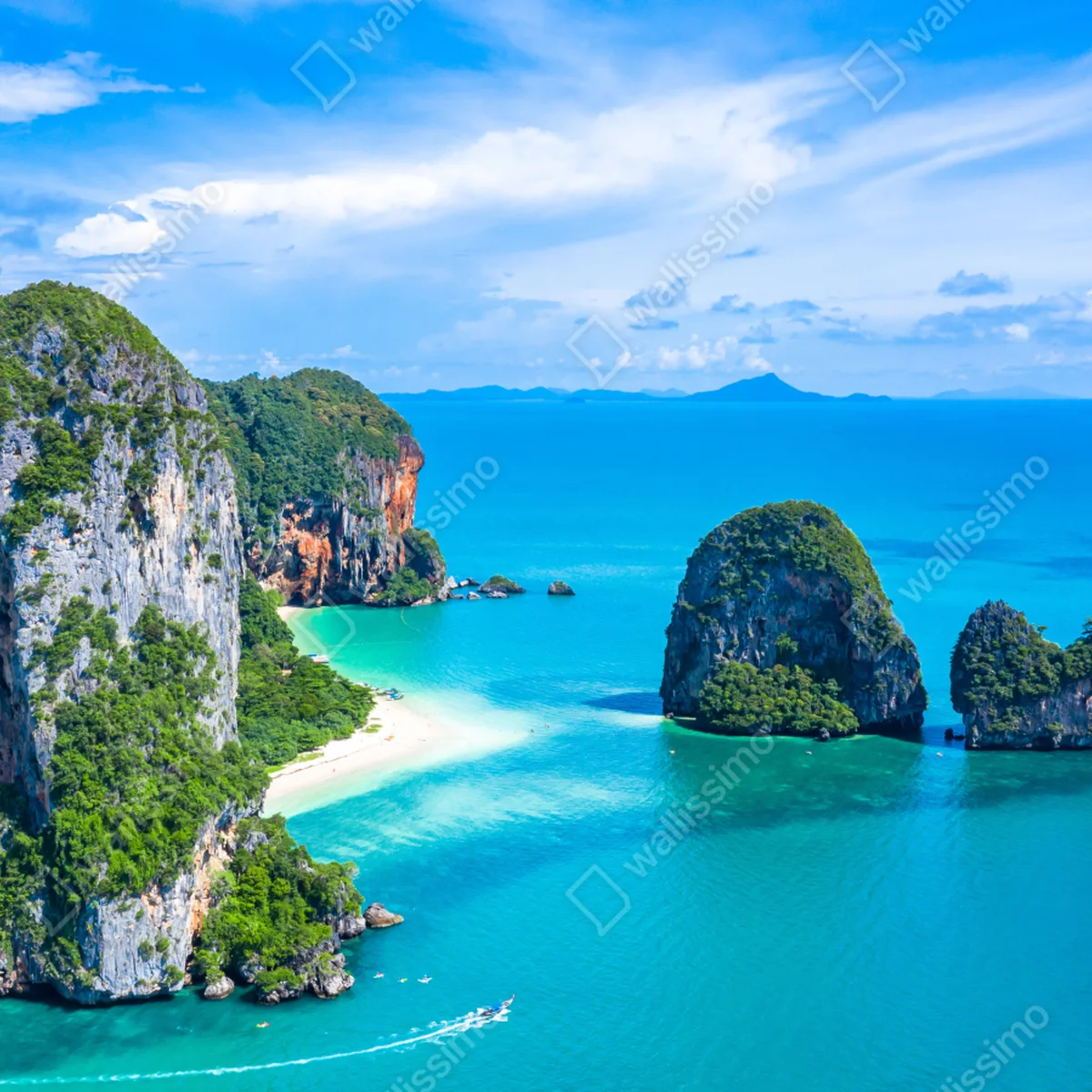 Poster luftaufnahme von Railay Beach, Krabi • Poster bei Wallnifity® Poster luftaufnahme von Railay Beach, Krabi • Poster bei Wallnifity®