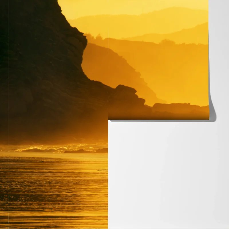 Fototapete surfer im goldenen sonnenuntergang Fototapete surfer im goldenen sonnenuntergang