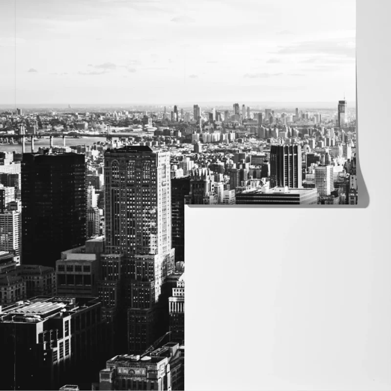 Fototapete New York panorama in schwarzweiß Fototapete New York panorama in schwarzweiß