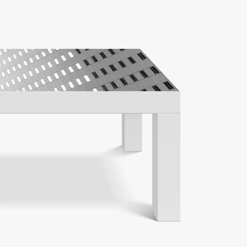 Tischaufkleber und Schreibtischaufkleber minimalistische fassadenstruktur mit geometrischem muster Tischaufkleber und Schreibtischaufkleber minimalistische fassadenstruktur mit geometrischem muster
