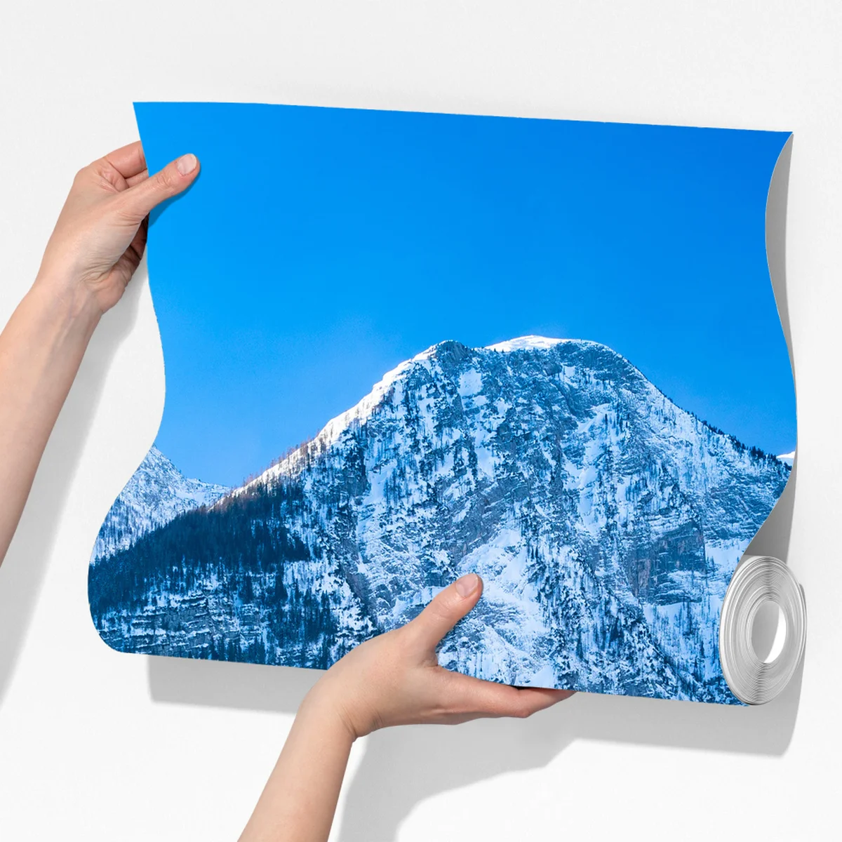 Fototapeta zimowy spokój w Hallstatt — alpejska wioska nad jeziorem Fototapeta zimowy spokój w Hallstatt — alpejska wioska nad jeziorem