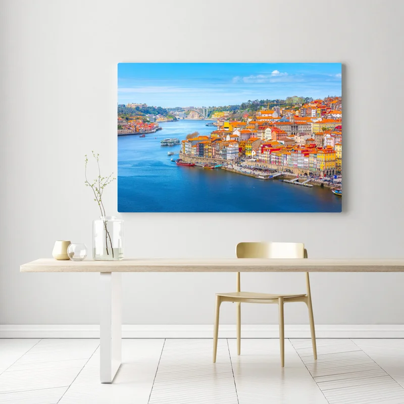 Leinwandbild Porto uferpanorama Leinwandbild Porto uferpanorama