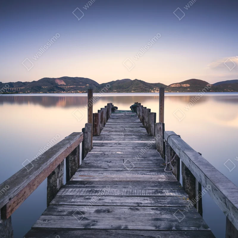 Fototapete hölzerner steg bei Versilia Massaciuccoli, Toskana Fototapete hölzerner steg bei Versilia Massaciuccoli, Toskana